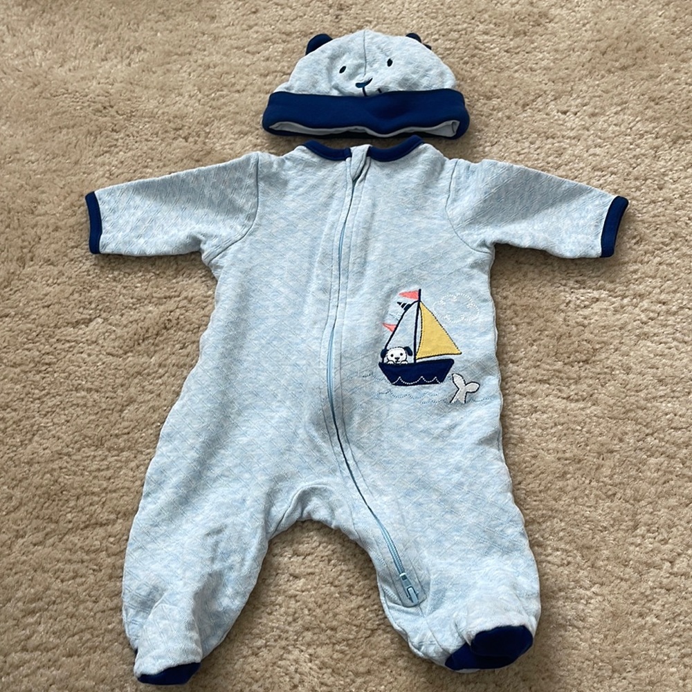 Little Me Newborn Footie
